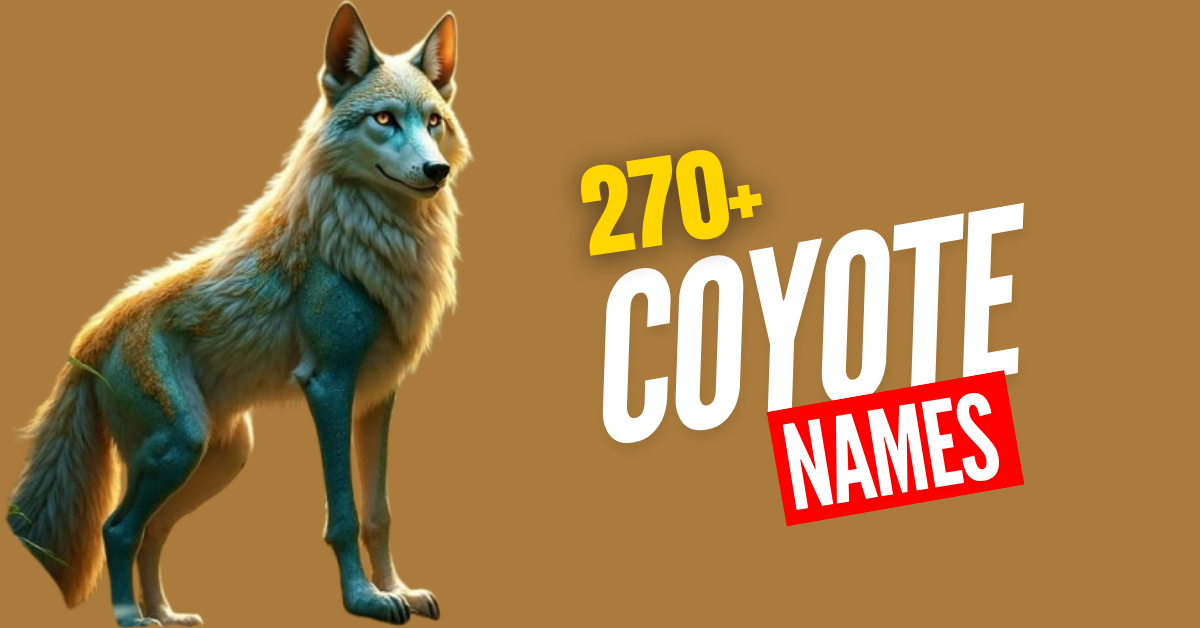 270+ Unique Coyote Names (Cool & Meaningful Ideas)